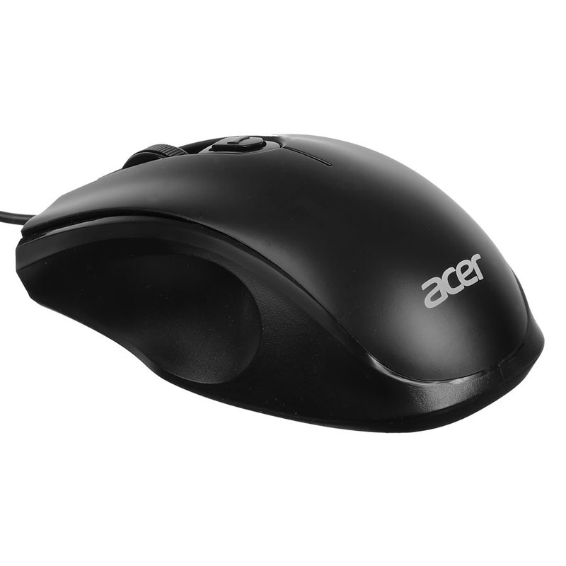 Мышь Acer OMW020 Wired USB Mouse, 800/1200/1600 dpi, Black ZL.MCEEE.004 ZL.MCEEE.004