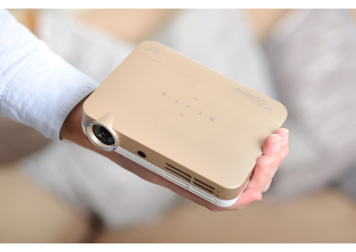 Проектор Optoma ML330 Gold DLP, LED, WXGA 1280x800, 500Lm, 20000:1, HDMI, USB, MHL, MicroSD, LAN, Аndroid v4.4, WiFi, Bluetooth, 1x2W speaker, 3D Ready, led 20000hrs, Gold, 0.46kg E1P2V004E021 E1P2V004E021