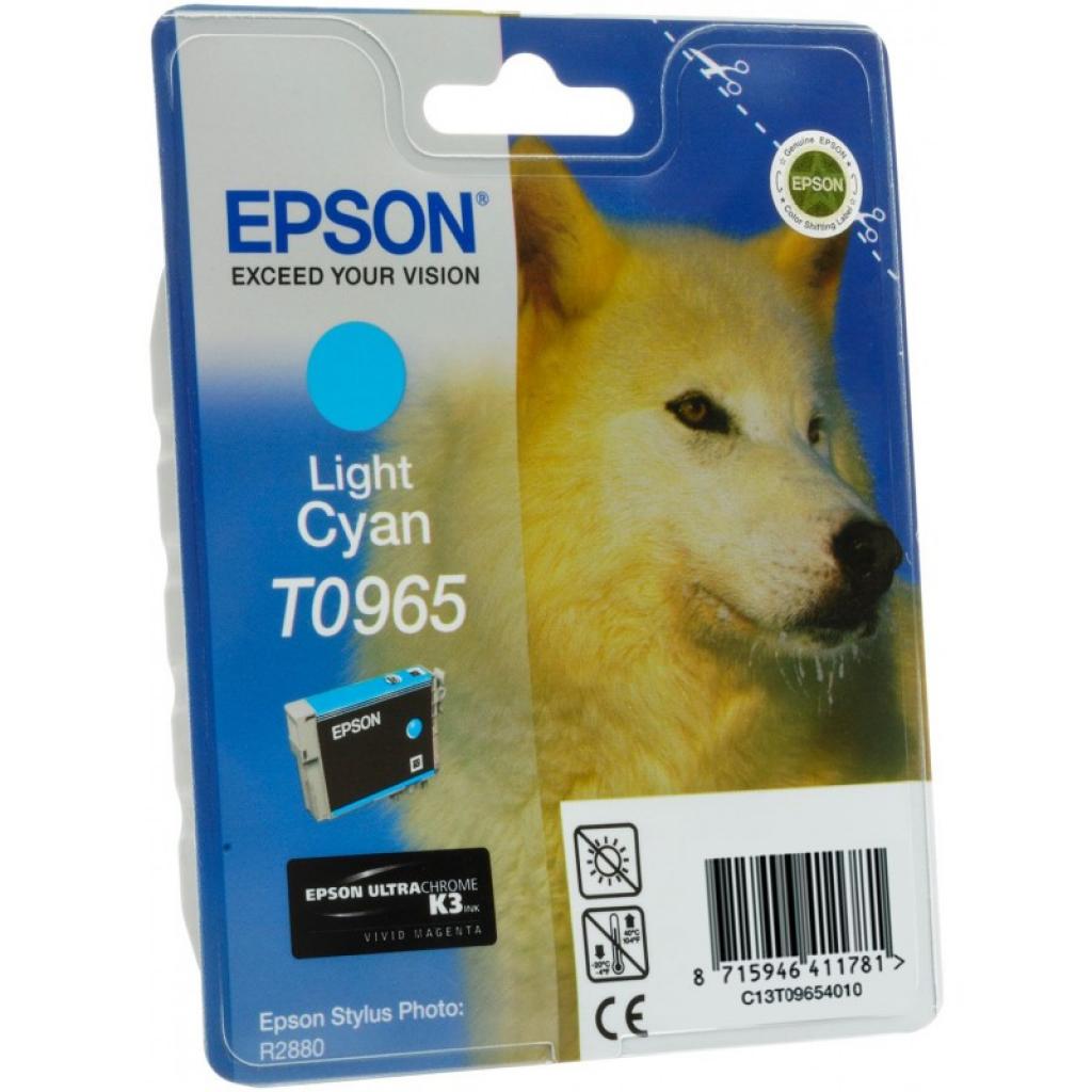 Картридж светло-голубой T0965 для Epson Stylus Photo R2880 (865 стр.) (C13T09654010) C13T09654010
