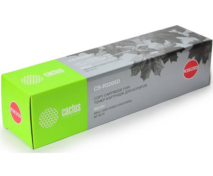 Тонер-картридж Cactus CS-R3205D черный для Ricoh 1035/1045 (23000стр.) CS-R3205D CS-R3205D