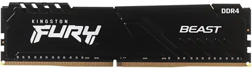 Модуль памяти Kingston  FURY Beast Black 16GB 3200MHz DDR4 CL16 DIMM KF432C16BB1/16 KF432C16BB1/16
