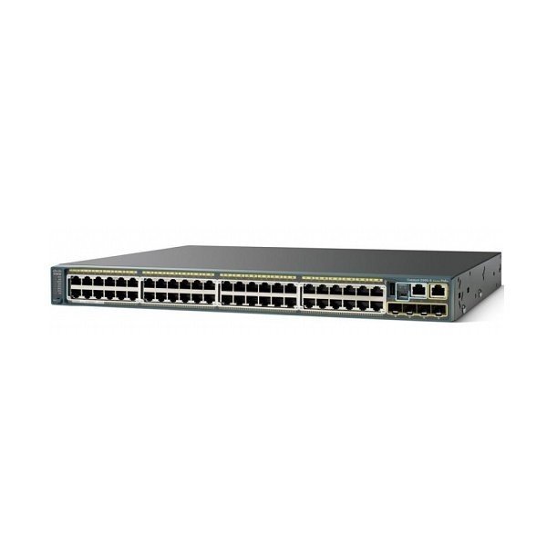 Коммутатор Catalyst 2960-X 54 GigE PoE 740W, 2x10G SFP+,LAN Base,Russia AC Power Cord (Europe), C13, CEE 7, 1.5M WS-C2960RX-54FPD-L