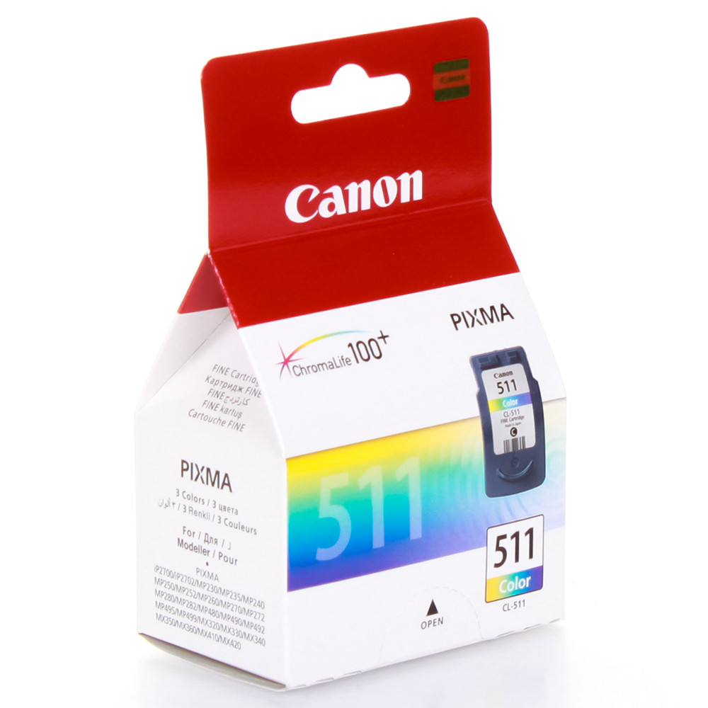 Картридж Canon  CL-511 color для PIXMA MP240/MP260/MP480/MP250/MP270/MP490/MX320/MX330 2972B007/2972B001 2972B007/2972B001