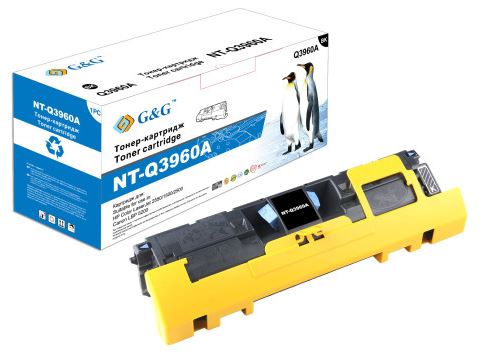 Тонер-картридж G&G черный для HP Color LaserJet 1500/2500/2550 Canon LBP-5200 (5000стр) NT-Q3960A NT-Q3960A