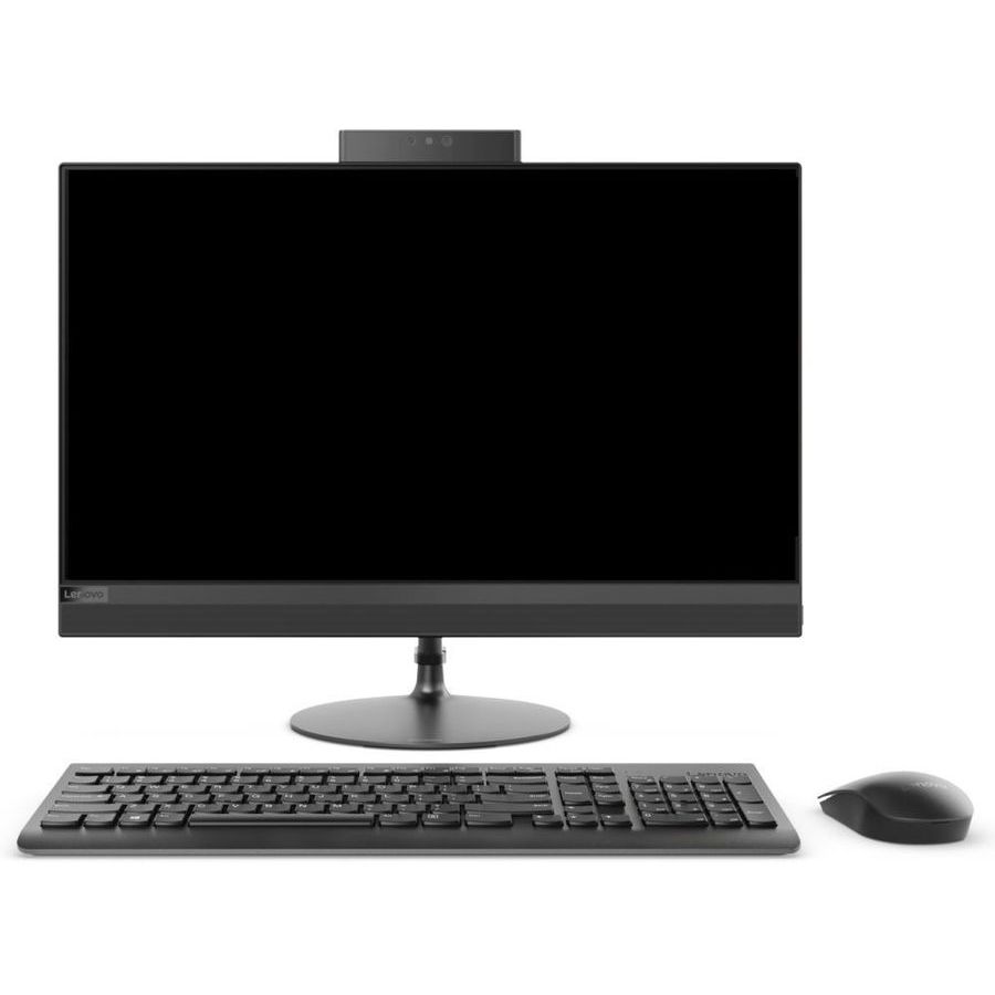 Моноблок Lenovo IdeaCentre AIO 520-24ARR 23.8"(1920x1080)/AMD Ryzen 5 2400GE(3.2Ghz)/8192Mb/1000Gb/DVDrw/Int:AMD Radeon RX Vega 11/BT/WiFi/war 1y/6.17kg/black/DOS + Клавиатура, мышь F0DN004DRK F0DN004DRK