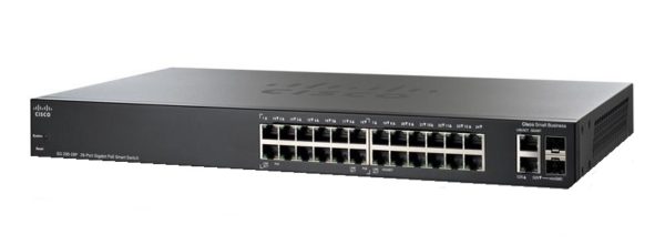 Коммутатор Cisco SB SLM2024PT-EU SG 200-26P 26-port Gigabit PoE Smart Switch SLM2024PT-EU SLM2024PT-EU