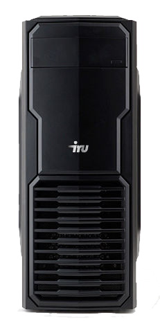 Персональный компьютер iRU Home 315 MT i5 9400F (2.9) 8Gb 1Tb 7.2k SSD240Gb GTX1650 4Gb Windows 10 Home Single Language 64 GbitEth 400W черный 1418907 1418907