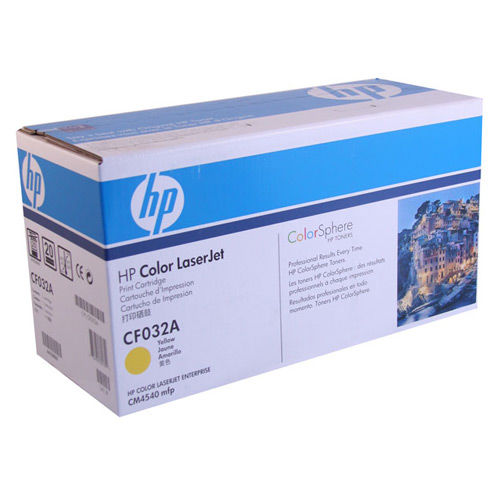 Тонер-картридж HP желтый для HP CM4540 (12500стр.) CF032A CF032A