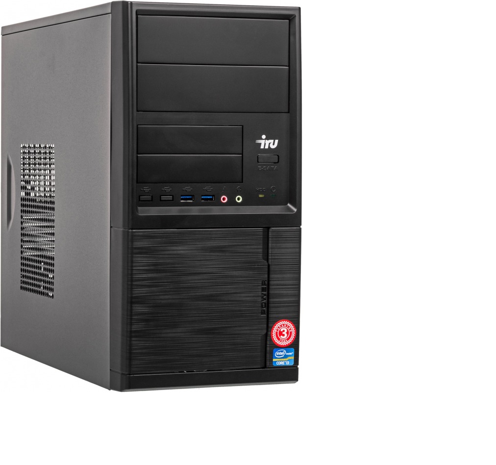 Персональный компьютер iRU Corp 311 MT Cel G5905 (3.5) 4Gb SSD240Gb UHDG 610 Windows 10 Professional 64 GbitEth 450W черный 1596386 1596386