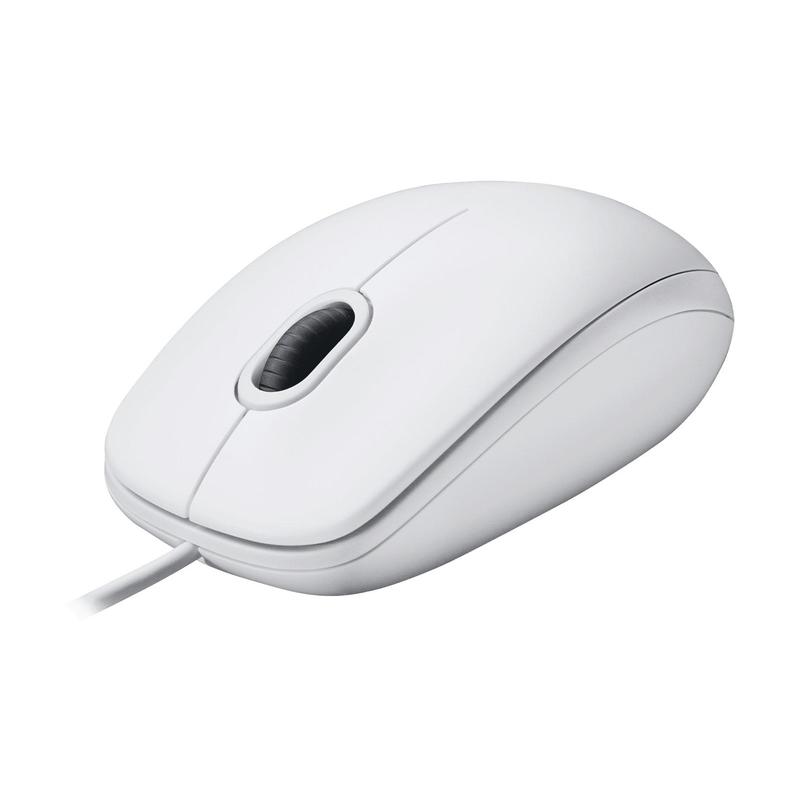 Мышь Logitech B100 White Optical Mouse for Business, USB 910-003360 910-003360 #3