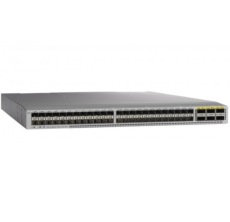 Маршрутизатор Cisco Nexus 9300 used with 48p 10G SFP+ and 6p 40G QSFP+  с активированной лицензией L-N93-LAN1K9 N9K-C9372PX-E N9K-C9372PX-E