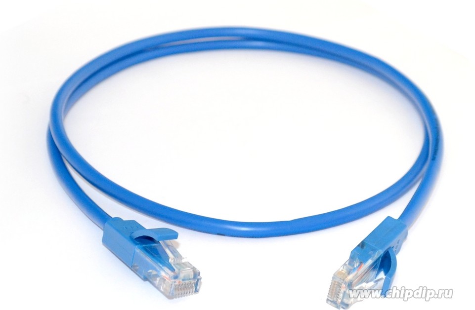 Патч-корд Greenconnect прямой 2.0m, UTP кат.5e, синий, позолоченные контакты, 24 AWG, литой, , ethernet high speed 1 Гбит/с, RJ45, T568B GCR-LNC01-2.0m GCR-LNC01-2.0m