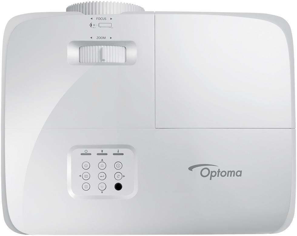 Проектор Optoma HD29He Full 3D для домашнего кинотеатра,DLP,Full HD (1920x1080), поддержка HDR, 3600 ANSI Lm, 50000:1,16:9; TR 1.47-1.62:1;HDMI v2.0 x 1; HDMI v1,4a x 1 ;  Audio Out 3.5mm; USB-A 1.5 A;5Вт.; 26/28dB;белый E1P0A3QWE1Z1 E1P0A3QWE1Z1 #2