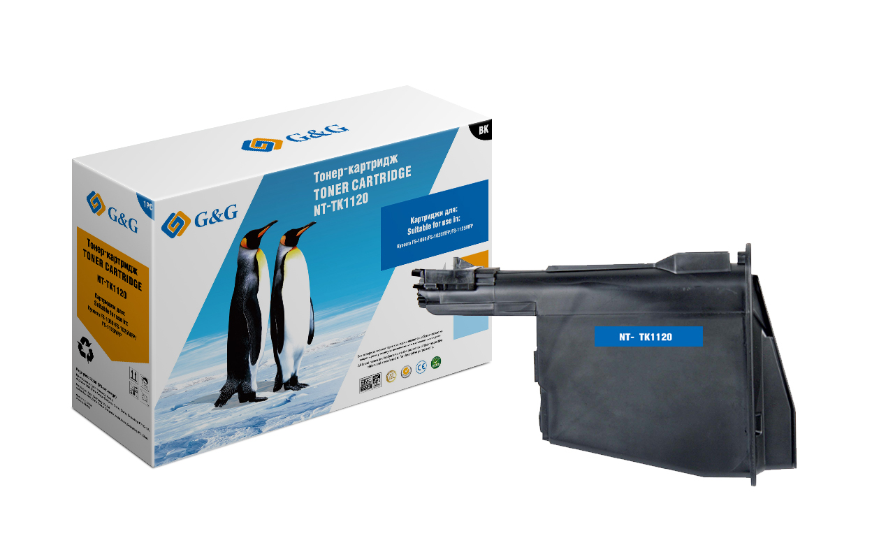 Тонер-картридж G&G для Kyocera FS-1060/1025MFP/1125MFP (3000стр) NT-TK1120 NT-TK1120