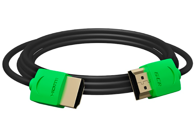 Кабель Greenconnect SLIM 1.0m HDMI 2.0, зеленые коннекторы Slim, OD3.8mm, HDR 4:2:2, Ultra HD, 4K 60 fps 60Hz, 3D, AUDIO, 18.0 Гбит/с, 32/32 AWG GCR-51580 GCR-51580