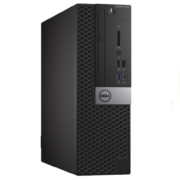 Компьютер Dell OptiPlex 7050 SFF  i7-7700 (3.6 MHz, 8M, QC), 8GB (2x4GB) 2400MHz DDR4, 1TB SATA 7.2k rpm 6Gbps Entry 3.5in Cabled HD, DVD+ (7050-8336) 7050-8336