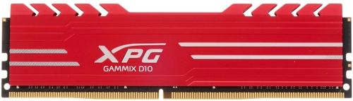 Модуль памяти ADATA 16GB DDR4 3200 DIMM GAMMIX D10 Red Gaming Memory Non-ECC, CL16, 1.35V, 1024x8, RTL (775166) AX4U3200316G16A-SR10 AX4U3200316G16A-SR10