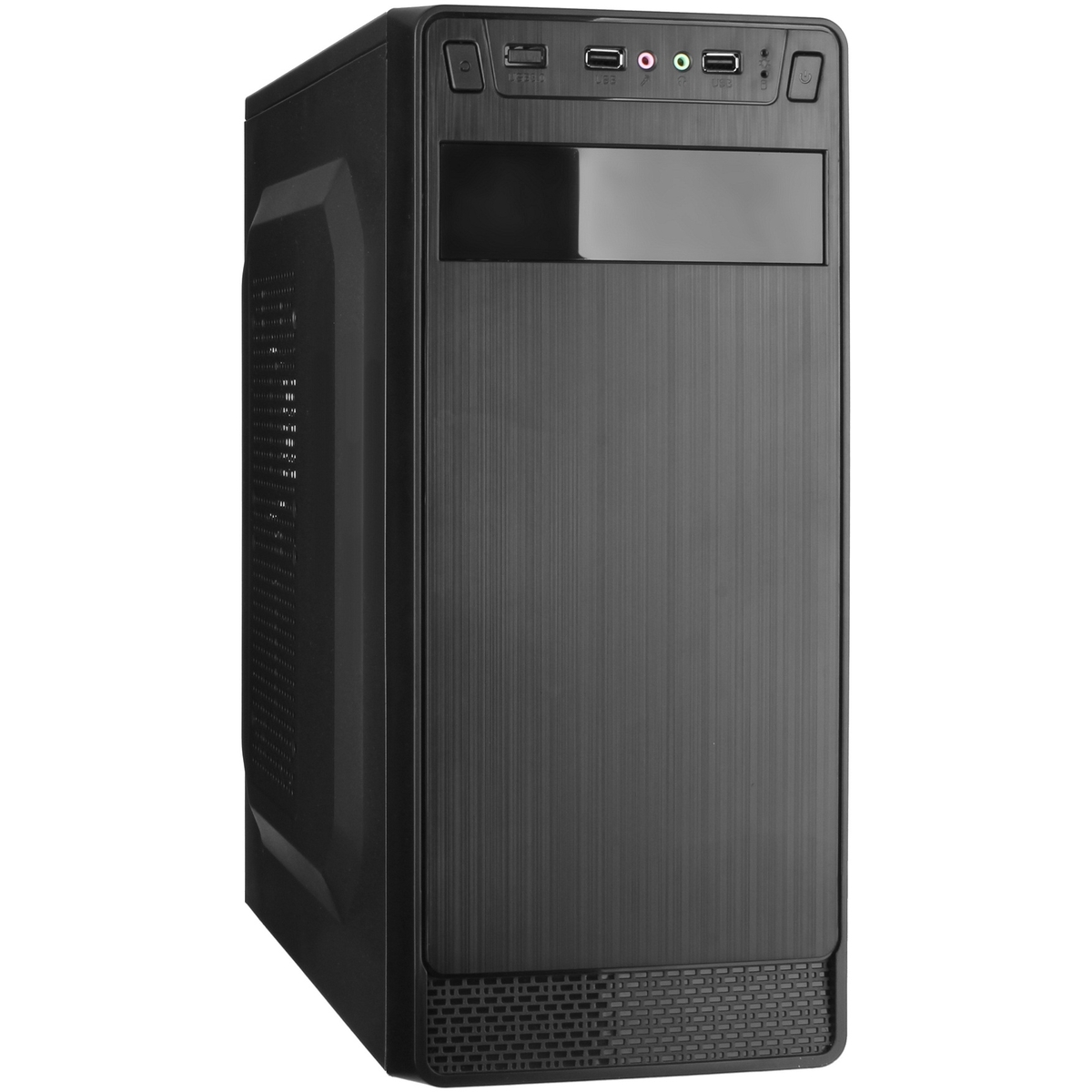 Корпус Exegate Miditower Exegate AB-222 <Black, БП AB450, 80mm, ATX, 3*SATA, USB, Audio> EX247941RUS EX247941RUS