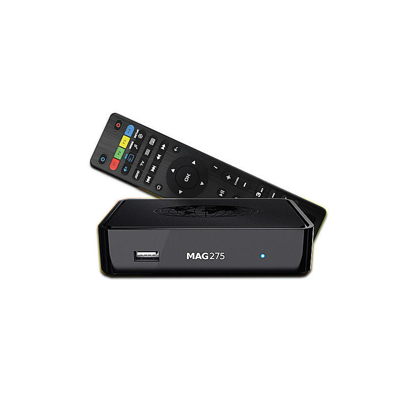 MAG-275 IPTV STB Телевизионная приставка + Шнур HDMI-HDMI gold,   v 1.4 MAG-275