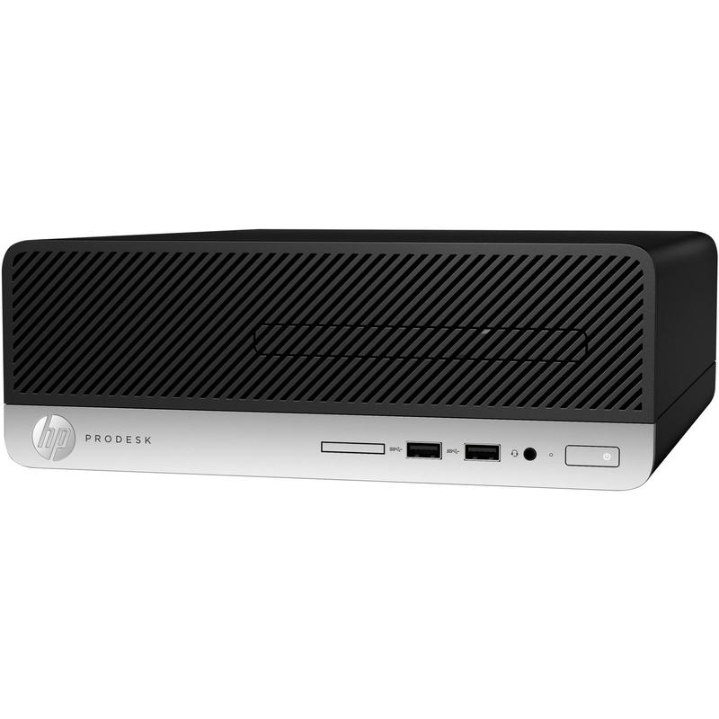 Компьютер HP ProDesk 400 G5 SFF  Intel Core i3 8100, DDR4 4Гб, 500Гб, Intel UHD Graphics 630, DVD-RW, Windows 10 Professional, черный 4CZ82EA 4CZ82EA