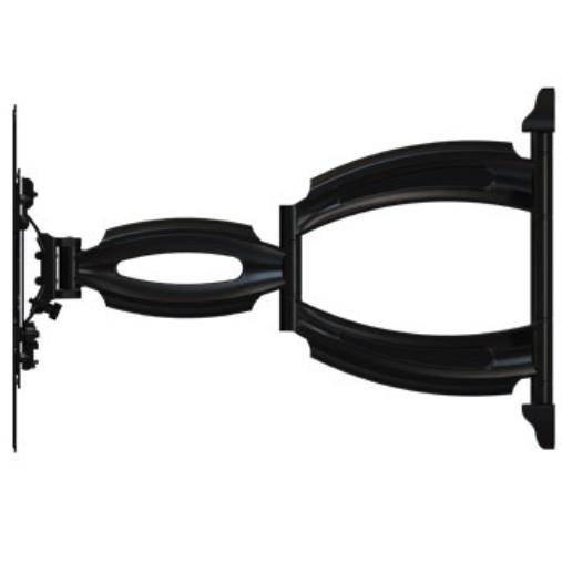 Крепление Wize Pro A55 универсальное шарнирное настенное для 32"-55"+ дисплеев, Max VESA 400x400 мм, наклон +15/-5°, поворот 90°, вращение +6/-6°, расстояние от стены 9-69 см, до 68 кг, черн. A55 A55