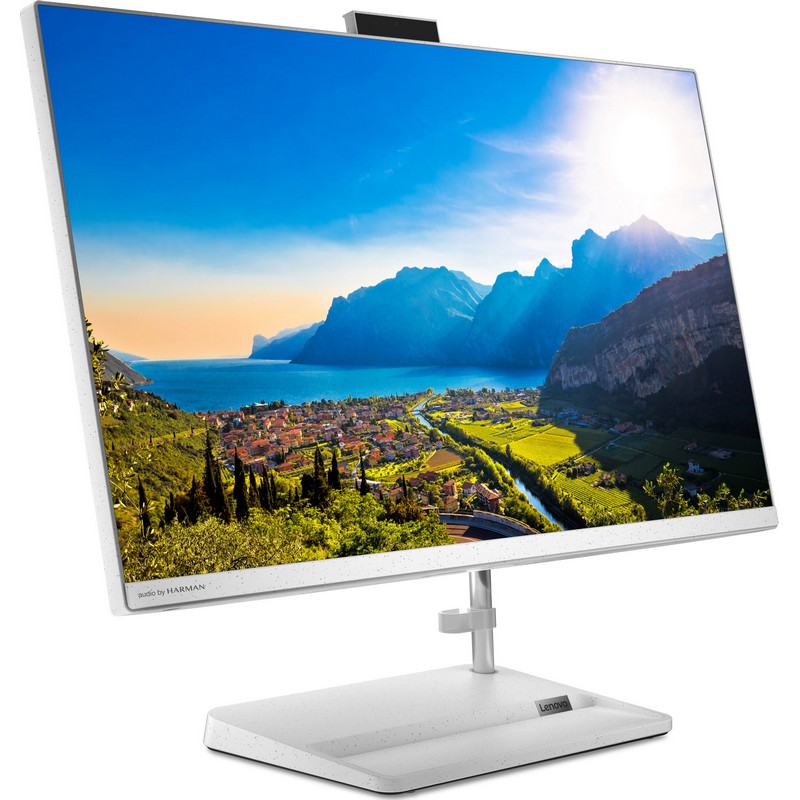 Моноблок Lenovo IdeaCentre 3 27ALC6 27" Full HD Ryzen 5 5500U (2.1)/8Gb/SSD512Gb/RGr/DVDRW/Free DOS/GbitEth/WiFi/BT/90W/клавиатура/мышь/Cam/белый 1920x1080 F0FY001VRK F0FY001VRK