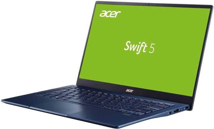 Ультрабук Acer Swift 5 SF514-54GT-700F Core i7 1065G7/16Gb/SSD512Gb/NVIDIA GeForce MX350 2Gb/14"/IPS/Touch/FHD (1920x1080)/Windows 10/blue/WiFi/BT/Cam NX.HU5ER.003 NX.HU5ER.003