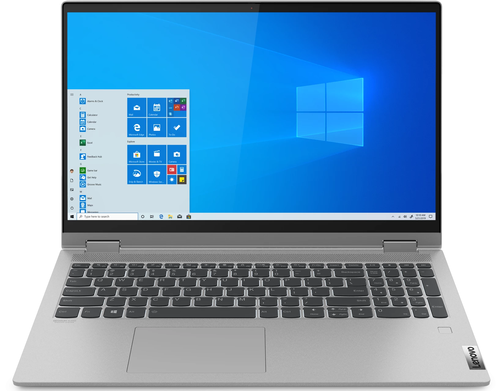 Ноутбук Lenovo 15.6'' IdeaPad Flex 5 15IIL05 FHD(1920x1080) IPS/Intel Core i5-1035G1 1.00GHz Quad/8GB/512GB SSD/GF MX330 2GB/WiFi/BT5.0/HD Web Camera/4in1/52.5Wh/10.5h/1,8 kg/W10/1Y/PLATINUM GREY 81X30094RU 81X30094RU