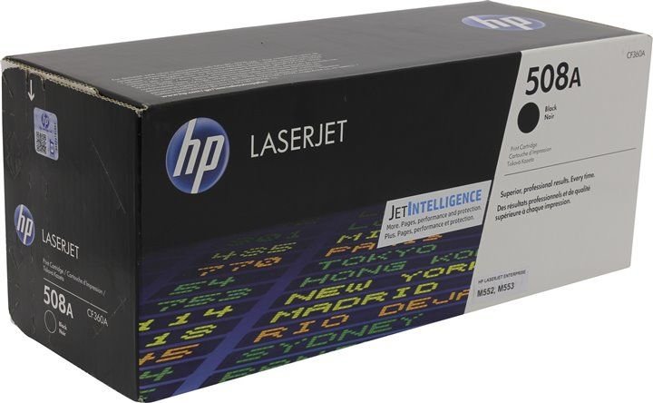 HP CF360A Картридж 508A, Black {Color LaserJet M552/M553 (6000стр.) (CF360A) CF360A