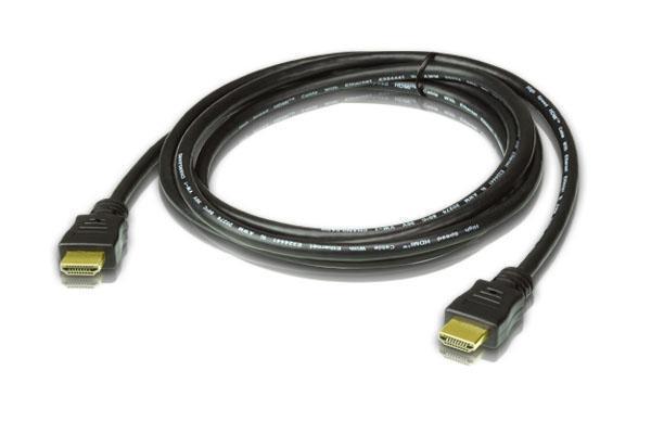 Кабель ATEN  шнур/cable, мониторный/сигнальный, HDMI, HDMI High Speed, Male-Male, опрессованный/литой, 5 метр., черный, 2L-7D05H 2L-7D05H