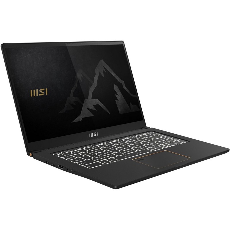 Ноутбук MSI Summit E15 A11SCST-067RU 15.6"(1920x1080 IPS)/Touch/Intel Core i7 1185G7(3Ghz)/16384Mb/1024PCISSDGb/noDVD/Ext:nVidia GeForce GTX1650Ti(4096Mb)/Cam/BT/WiFi/war 1y/1.79kg/black/W10Pro 9S7-16S623-067 9S7-16S623-067
