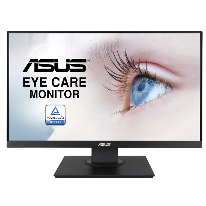 Монитор ASUS 23.8" IPS LED, 1920x1080, 5ms, 250 cd/m, 178°/178°, 100M:1, D-Sub, DVI, HDMI, 75Hz, колонки, GamePlus Tec., HAS, Tilt, Swivel, Pivot, VESA, Black, 90LM0563-B01170 3 years VA24EHL VA24EHL #2