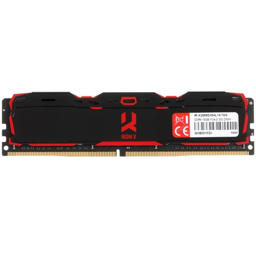 Оперативная память Goodram Iridium X DDR 4 DIMM 16Gb PC21300, 2666Mhz IR-X2666D464L16/16G IR-X2666D464L16/16G