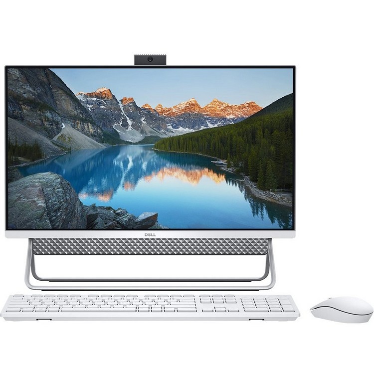 Моноблок Dell Inspiron AIO 5490 23,8" FullHD IPS AG Touch, Core i7-10510U, 16Gb, 256GB SSD Boot Drive + 1TB, GF MX110 (2GB GDDR5), 1YW, Win10Home,  Silver Pafilia-X Stand, Wi-Fi/BT, KB&Mouse 5490-3974 5490-3974