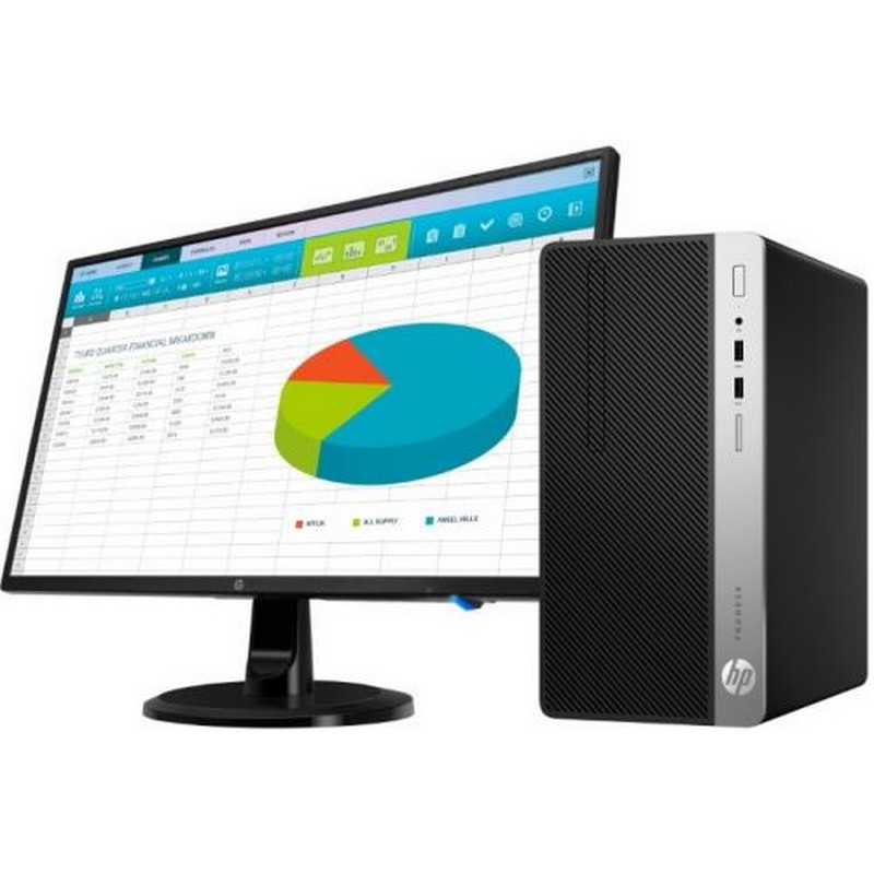 Персональный компьютер HP Bundle ProDesk 400 G6 MT Core i5-9500,8GB,256GB SSD,USB kbd&mouse,Intel 9560 AC 2x2 BT,DP Port,Win10Pro(64-bit),1-1-1 Wty + Monitor N246v 23.8in 1Q7Q2ES 1Q7Q2ES