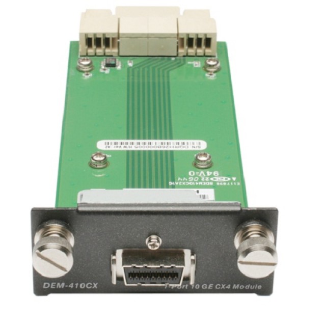 Модуль D-Link Module for DGS-3400, DGS-3600 series, DWS-3026, DWS-4026 with 1 10GBase-CX4 port DEM-410CX DEM-410CX