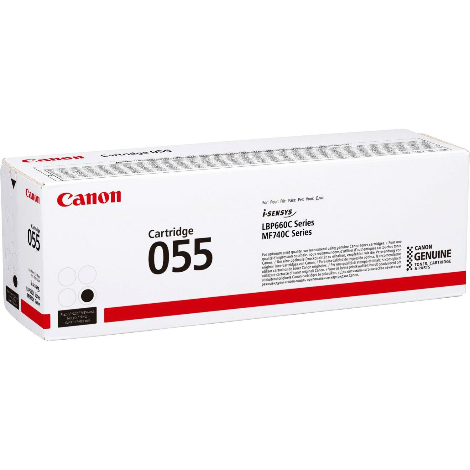 Тонер-картридж Canon черный CRG 055 BK (2300 стр.) для LBP66x/MF74x 3016C002 3016C002