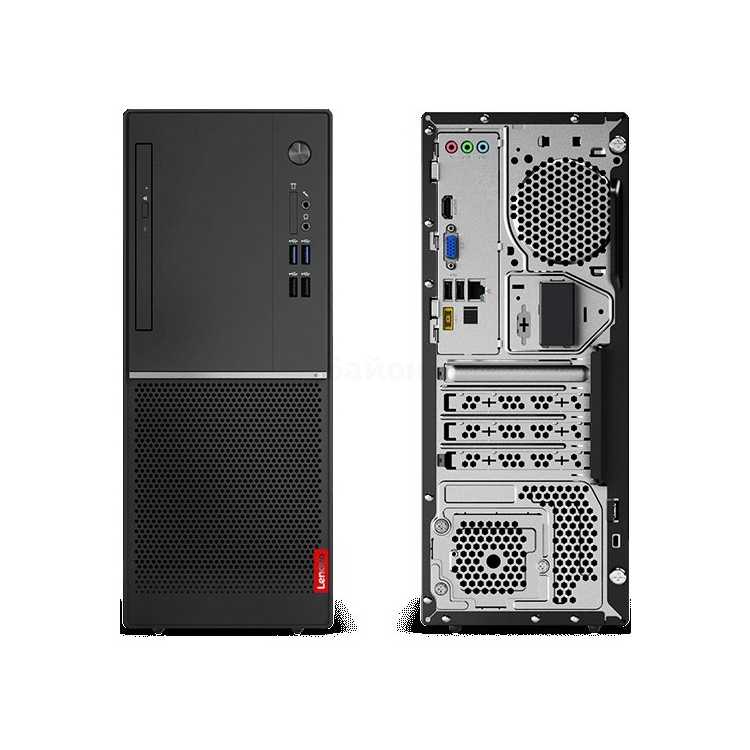 Персональный компьютер Lenovo V530-15ICB MT i3 8100 (3.6)/8Gb/1Tb 7.2k/UHDG 630/DVDRW/CR/Windows 10 Professional 64/GbitEth/180W/клавиатура/мышь/ черный  10tv0042ru 10TV0042RU