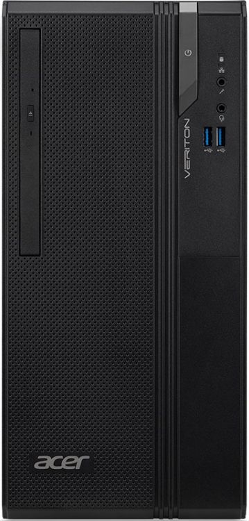 Персональный компьютер Acer Veriton ES2730G MT i3 8100 (3.6)/8Gb/SSD128Gb/UHDG 630/Windows 10 Home/GbitEth/180W/черный DT.VS2ER.018 DT.VS2ER.018