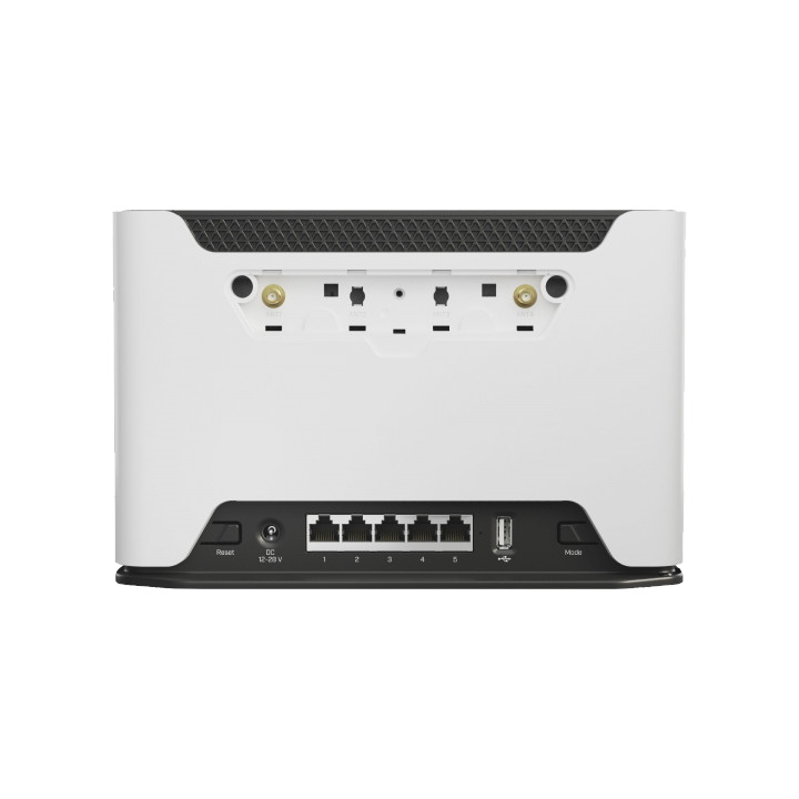 Маршрутизатор Mikrotik Chateau LTE12 kit with 716MHz four core CPU, 256MB RAM, 5 x Gigabit LAN, two wireless interfaces (built-in 2.4Ghz 802.11b/g/n two chain wireless with integrated antennas, built-in 5Ghz 802.11 RBD53G-5HacD2HnD-TC&EG12-EA RBD53G-5HacD2HnD-TC&EG12-EA