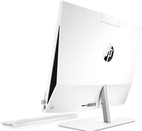 Моноблок HP Pavilion 24-k1012ur AiO 23.8"(1920x1080)/Intel Core i3 10300T(3Ghz)/8192Mb/512SSDGb/noDVD/Int:AMD Intergrated Graphics /Cam/WiFi/war 1y/White/FreeDOS + USB KBD, USB MOUSE 5D256EA 5D256EA