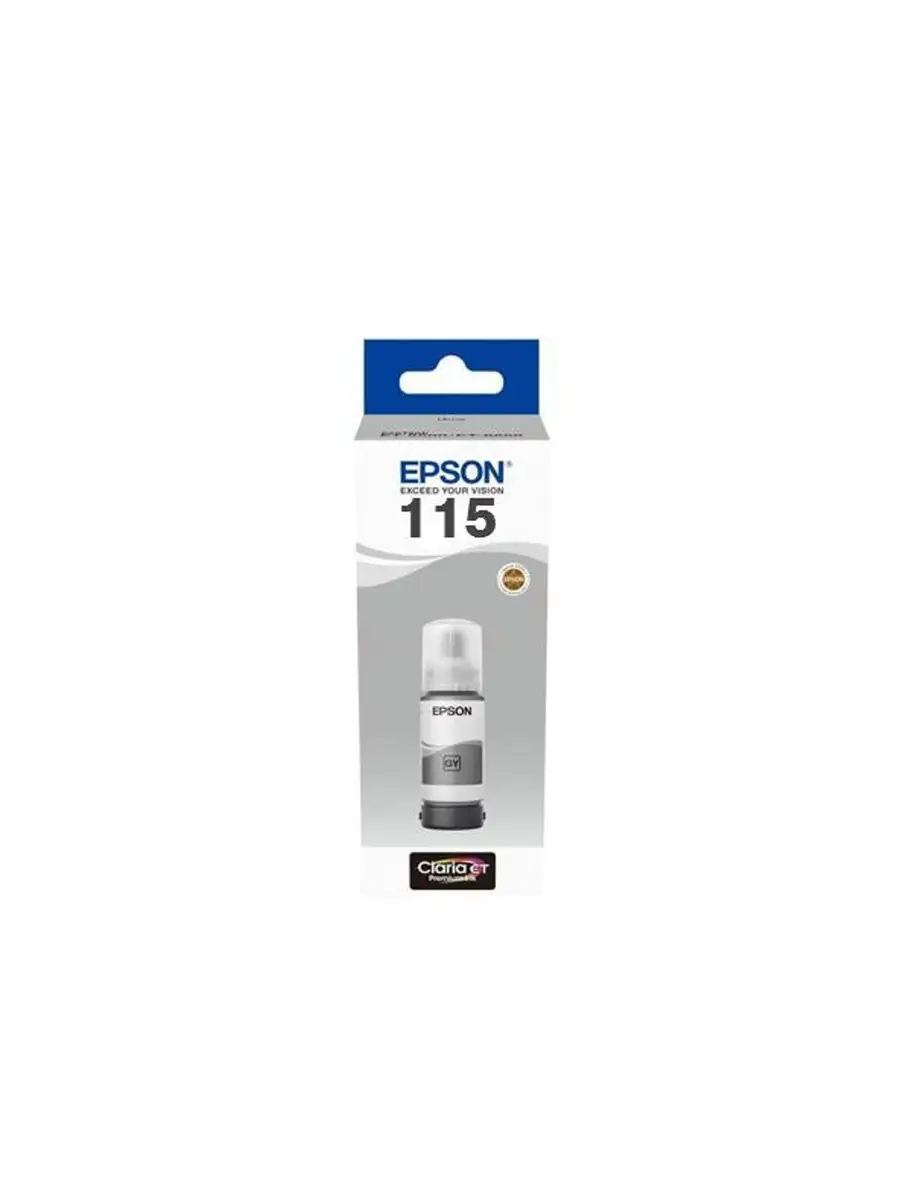 Контейнер Epson с чернилами 115 EcoTank Grey ink bottle C13T07D54A C13T07D54A