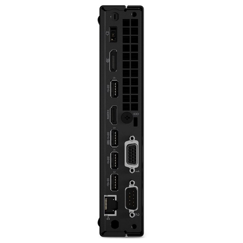 Компьютер Lenovo ThinkCentre Tiny M70q slim i3 10100T (2.1)/4Gb/SSD256Gb/noOS/GbitEth/WiFi/BT/65W/клавиатура/мышь/черный 11DT003BRU 11DT003BRU