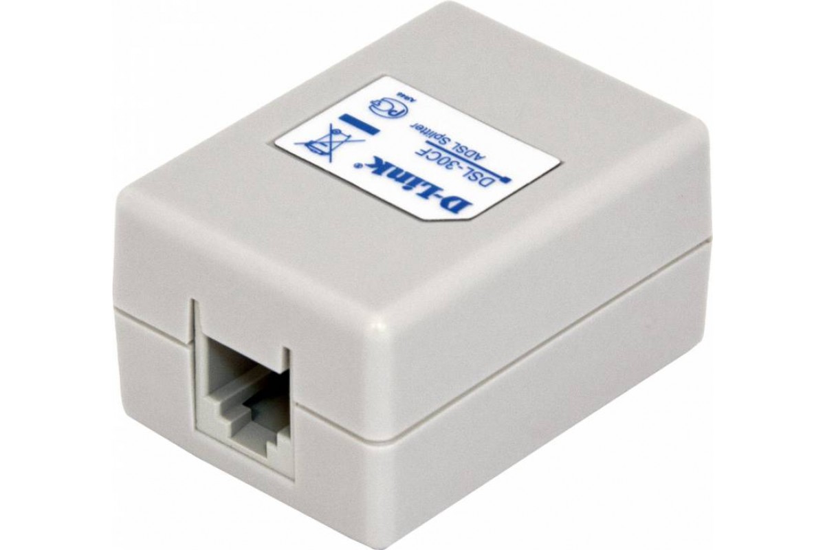 Сплиттер D-Link ADSL2+ Annex A splitter DSL-30CF/RS DSL-30CF/RS