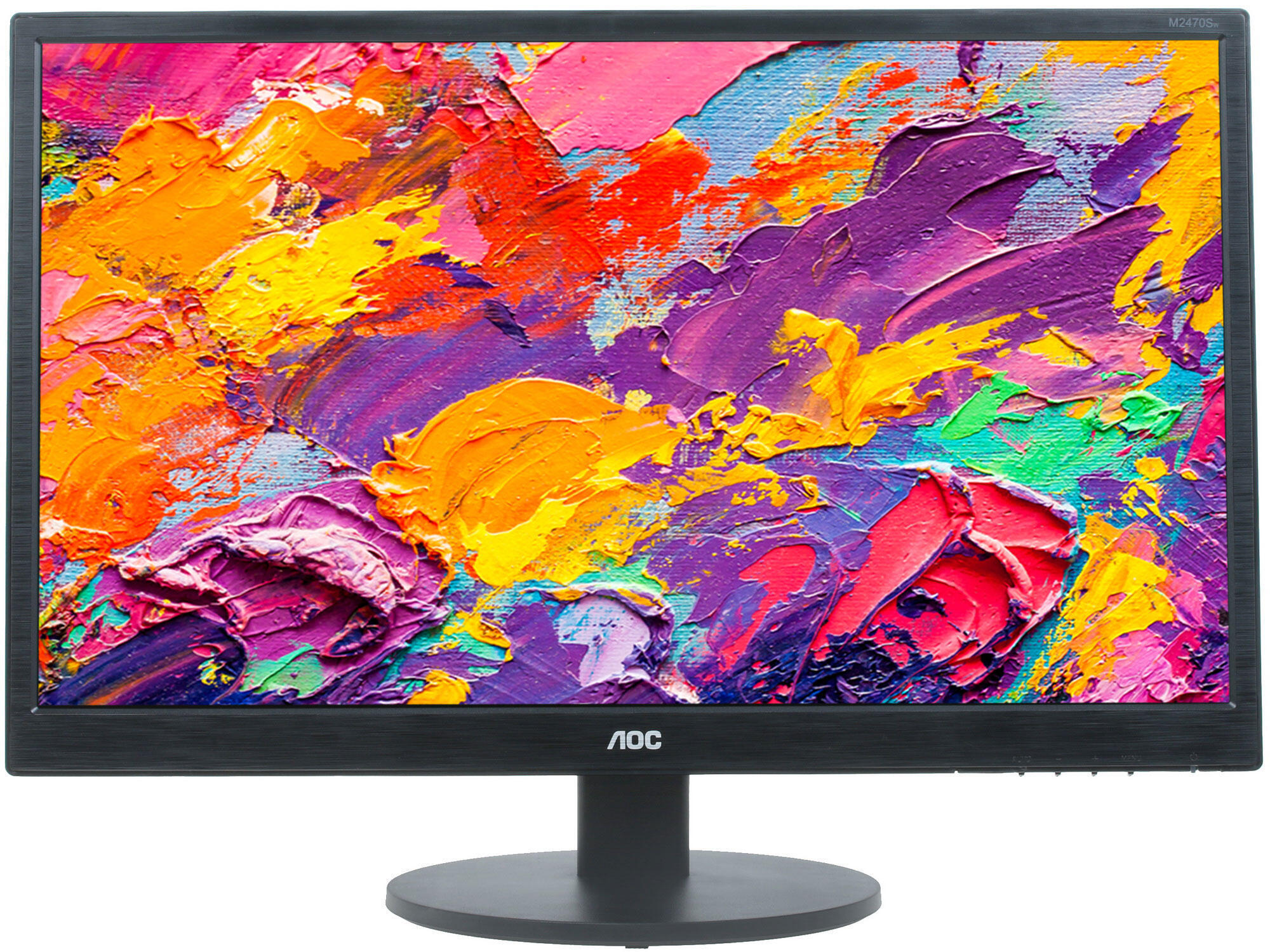 Монитор AOC 23.6" M2470SWH MVA, 1920x1080, 250 cd/m2, DCR 50M:1, D-Sub, HDMI*2, 1Wx2, Headph.Out, vesa M2470SWH/01 M2470SWH/01 #5