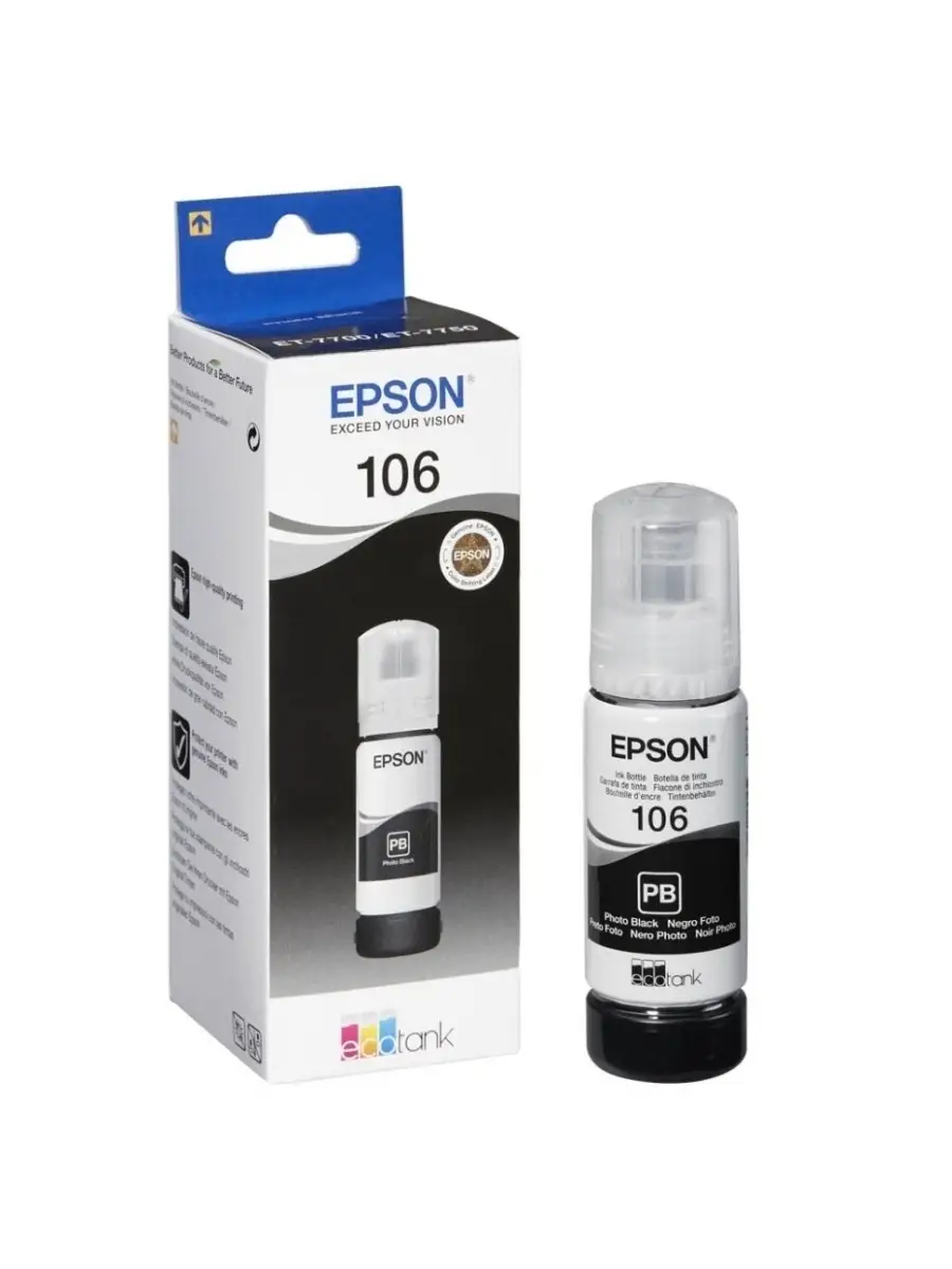 Картридж струйный Epson I/C L7160/L7180 photo Black C13T00R140 C13T00R140 #2