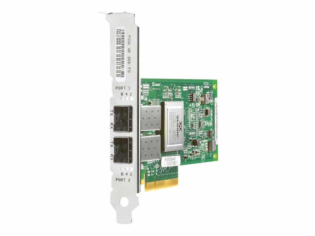 Контроллер HPE FCA 82Q Dual Channel 8Gb FC Host Bus Adapter PCI-E for Windows, Linux (LC connector), incl. h/h & f/h. brckts (replace AE312A) AJ764A AJ764A