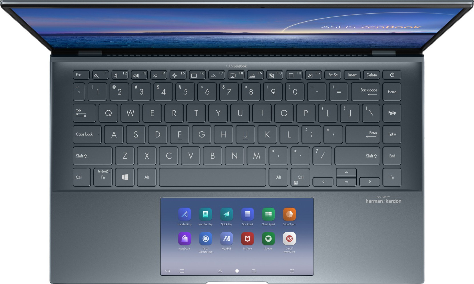 Ноутбук ASUS Zenbook 14 UX435EG-A5138T Intel Core i5-1135G7/16Gb LPDDR4X/512Gb SSD/14,0 FHD IPS AG 1920x1080/WiFi/GF MX450 2Gb/ScreenPad 2.0/Windows 10 Home/1.1Kg/Pine_grey 90NB0SI1-M03420 90NB0SI1-M03420