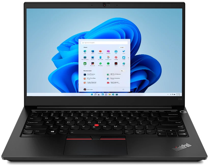 Ноутбук Lenovo E14 AMD G3 14.0FHD_AG_300N_N/ RYZEN_5_5500U_2.1G_6C_MB/ NONE,8GB(4X16GX16)_DDR4_3200/ 512GB_SSD_M.2_2242_NVME_TLC/ / INTEGRATED_GRAPHICS/ WLAN_2X2AX+BT_GENERIC/ / FINGERPRINT_READER_BK/ IR&HD_CAMERA_W/MIC/ BKLT_KB_BK_PT_FPR_RUS/ NONE/  20Y700CJRT