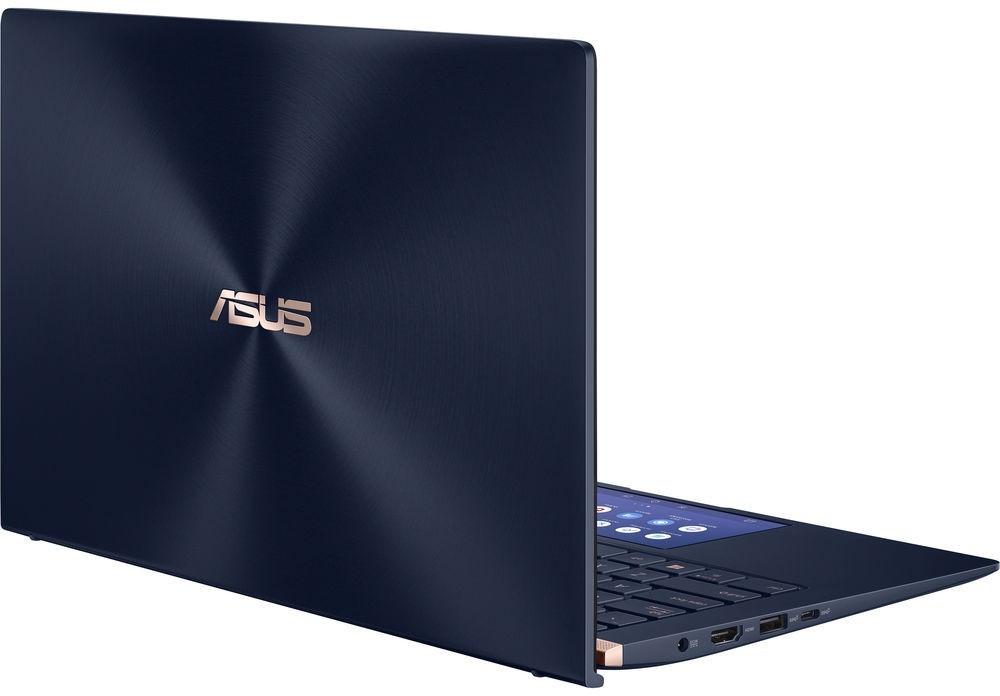 Ноутбук ASUS Zenbook 14 UX434FQ-A5038R Core i7-10510U/16Gb/512Gb SSD/Nvidia MX350 2Gb/14,0 FHD 1920x1080 AG/WiFi/BT/HD IR/Windows 10 Pro/1.26Kg/Royal Blue/ScreenPad 2.0/Sleeve+RG45 Gigabit to USB cable 90NB0RM5-M01670* 90NB0RM5-M01670*